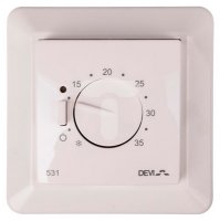 Терморегулятор Devi Devireg 531 с рамкой ELKO купить в интернет-магазине Азбука Сантехники