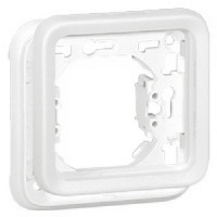 Legrand Plexo Белый Рамка 1-ая с суппортом для скрытого монтажа IP55 купить в интернет-магазине Азбука Сантехники