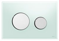 Кнопка смыва TECE Loop 9240653 зеленое стекло, кнопка — хром купить в интернет-магазине Азбука Сантехники