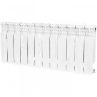 Радиатор биметаллический STOUT Space 350, 12 секций, белый (RAL 9016) купить в интернет-магазине Азбука Сантехники
