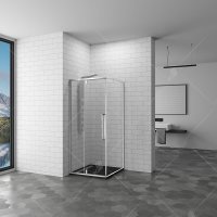 Душевой уголок RGW Stilvoll SV-34, 900 × 900 мм, квадратный, с прозрачным стеклом, профиль — хром купить в интернет-магазине Азбука Сантехники