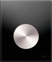 Панель смыва для писсуара TECE TECEloop Urinal, стекло черное, клавиша нержавеющая сталь купить в интернет-магазине Азбука Сантехники