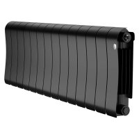 Радиатор биметаллический Royal Thermo Infinity V 300 Noir Sable 14 секций (черный) с нижним подключением купить в интернет-магазине Азбука Сантехники