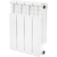 Радиатор биметаллический STOUT Space 350, 4 секции, белый (RAL 9016) купить в интернет-магазине Азбука Сантехники