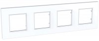 Schneider Electric Unica Quadro Белый Рамка 4-ая купить в интернет-магазине Азбука Сантехники