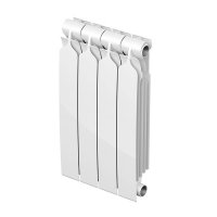 Секционный алюминиевый радиатор BiLUX AL M300  \ 12 \ cекций купить в интернет-магазине Азбука Сантехники