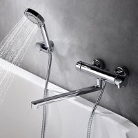 Смеситель для ванны с длинным изливом WasserKRAFT Berkel 4802L купить в интернет-магазине Азбука Сантехники