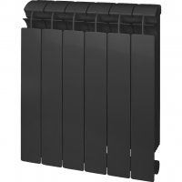 Радиатор биметаллический Global Style Plus 500 черный, 4 секции купить в интернет-магазине Азбука Сантехники