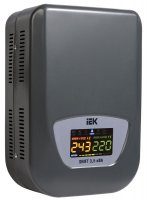 Стабилизатор напряжения IEK Shift электромеханический настенный 3,5кВА 2,25А, входное напряжение 120-250В купить в интернет-магазине Азбука Сантехники