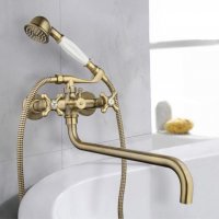 Смеситель для ванны с душем Gappo G2263-4, бронза купить в интернет-магазине Азбука Сантехники