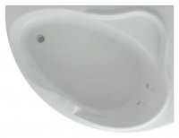 Акриловая ванна угловая Акватек Альтаир R, асимметричная, 158 см купить в интернет-магазине Азбука Сантехники