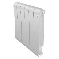 Радиатор биметаллический Royal Thermo Infinity 500 Bianco Traffico 6 секций (белый) с боковым подключением купить в интернет-магазине Азбука Сантехники