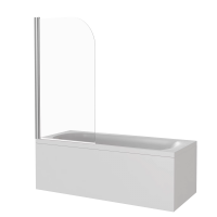 Шторка на ванну Good Door SCREEN H-80-C-CH (1 створчатая распашная) купить в интернет-магазине Азбука Сантехники