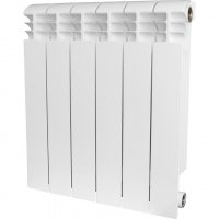Радиатор алюминиевый STOUT Vega 500, 4 секции, белый (RAL 9016) купить в интернет-магазине Азбука Сантехники