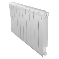 Радиатор биметаллический Royal Thermo Infinity 500 Bianco Traffico 10 секций (белый) с боковым подключением купить в интернет-магазине Азбука Сантехники