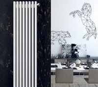 Дизайн-радиатор Loten Грей V 1500 × 580 × 60 купить в интернет-магазине Азбука Сантехники