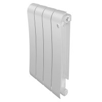 Радиатор биметаллический Royal Thermo Infinity 500 Bianco Traffico 4 секции (белый) с боковым подключением купить в интернет-магазине Азбука Сантехники