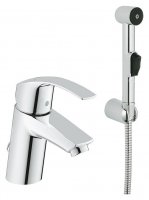 Смеситель Grohe Eurosmart 23124002 для раковины с гигиеническим душем купить в интернет-магазине Азбука Сантехники