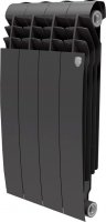Радиатор алюминиевый RoyalThermo BiLiner Alum 500 Noir Sable черный графитовый, 4 секции купить в интернет-магазине Азбука Сантехники