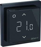 Терморегулятор Devi Devireg Smart Wi-Fi black купить в интернет-магазине Азбука Сантехники