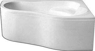 Акриловая ванна угловая Santek Ибица XL R, асимметричная, 159,5 см купить в интернет-магазине Азбука Сантехники