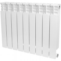 Радиатор биметаллический STOUT Space 500, 9 секций, белый (RAL 9016) купить в интернет-магазине Азбука Сантехники