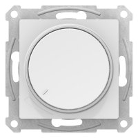 Schneider Electric AtlasDesign Белый Светорегулятор (диммер) поворотно-нажимной 315Вт механизм купить в интернет-магазине Азбука Сантехники
