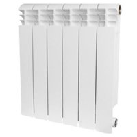 Радиатор биметаллический STOUT Vega 500 BM, 6 секций, белый купить в интернет-магазине Азбука Сантехники