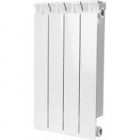 Радиатор биметаллический STOUT Style 500, 4 секции, белый (RAL 9010) купить в интернет-магазине Азбука Сантехники