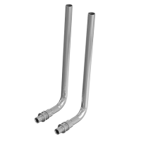 Трубка ELSEN Г-образная, 20 мм, длина трубки 250 мм, медь купить в интернет-магазине Азбука Сантехники