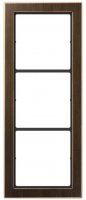 Jung FD-design Античная латунь Рамка 3-постовая купить в интернет-магазине Азбука Сантехники