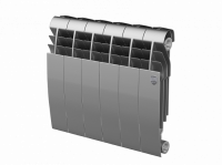 Радиатор биметаллический RoyalThermo Biliner 350 VD с нижним подключением, Silver Satin серебристый, 6 секций купить в интернет-магазине Азбука Сантехники