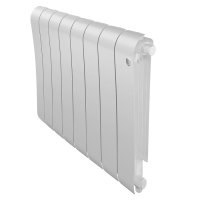 Радиатор биметаллический Royal Thermo Infinity V 500 Bianco Traffico 8 секций (белый) с нижним подключением купить в интернет-магазине Азбука Сантехники