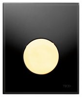 Кнопка смыва TECE Loop Urinal 9242658 черное стекло, кнопка — золото купить в интернет-магазине Азбука Сантехники