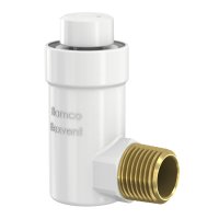 Воздухоотводчик автоматический Flamco Flexvent H 1/2" без отсечного клапана, белый купить в интернет-магазине Азбука Сантехники
