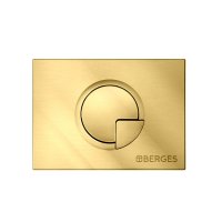 Кнопка Berges для инсталляции NOVUM R9, золото глянец купить в интернет-магазине Азбука Сантехники
