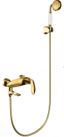 Смеситель для ванны Grohenberg GB8001 с ручным душем, золото купить в интернет-магазине Азбука Сантехники