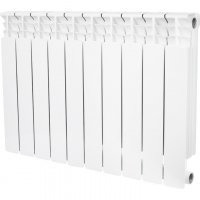 Радиатор биметаллический STOUT Space 500, 10 секций, белый (RAL 9016) купить в интернет-магазине Азбука Сантехники