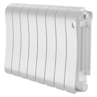 Радиатор биметаллический Royal Thermo Infinity V 300 Bianco Traffico 8 секций (белый) с нижним подключением купить в интернет-магазине Азбука Сантехники