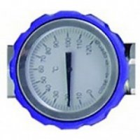 Кран шаровой HANSA 1" НР × 1" ВР с термометром, синий купить в интернет-магазине Азбука Сантехники