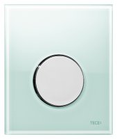 Кнопка смыва TECE Loop Urinal 9242653 зеленое стекло, кнопка — хром купить в интернет-магазине Азбука Сантехники