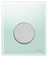 Кнопка смыва TECE Loop Urinal 9242652 зеленое стекло, кнопка — хром матовый купить в интернет-магазине Азбука Сантехники