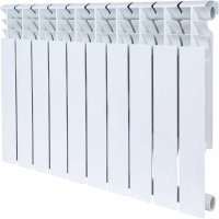 Радиатор биметаллический ROMMER Plus Bm 500, 10 секций, белый (RAL 9016) купить в интернет-магазине Азбука Сантехники