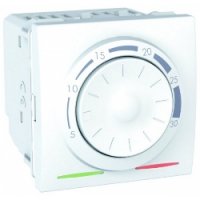 Schneider Electric Unica Белый Термостат электронный 8A (от+5Сдо+30С) купить в интернет-магазине Азбука Сантехники