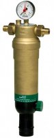 Фильтр промывной Honeywell с манометром F76S-1/2" AAM, 100 мкм, для холодной воды купить в интернет-магазине Азбука Сантехники
