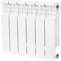 Радиатор биметаллический STOUT Space 350, 6 секций, белый (RAL 9016) купить в интернет-магазине Азбука Сантехники