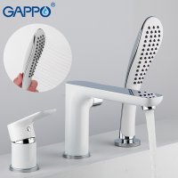 Смеситель на борт ванны Gappo G1148, хром купить в интернет-магазине Азбука Сантехники