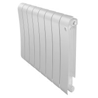 Радиатор биметаллический Royal Thermo Infinity 500 Bianco Traffico 8 секций (белый) с боковым подключением купить в интернет-магазине Азбука Сантехники