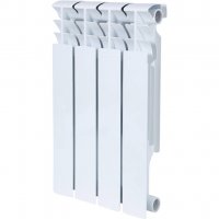 Радиатор биметаллический ROMMER Plus Bm 500, 4 секции, белый (RAL 9016) купить в интернет-магазине Азбука Сантехники