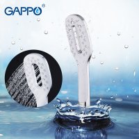 Лейка для душа Gappo G24, белая купить в интернет-магазине Азбука Сантехники